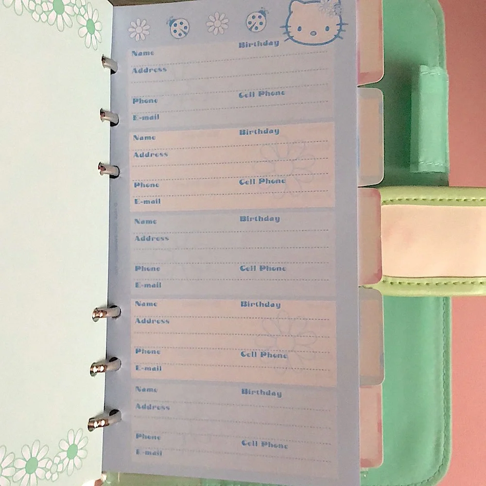 SOLD - 2008 Release Sanrio Hello Kitty Daily Planner Kawaii Unused - Picture 8 of 11